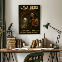 Lava Beds Volcanic Caves And Modoc War Poster