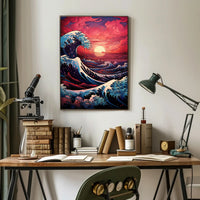 Waves Of Color Poster PosterGoat