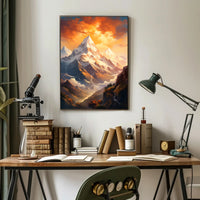 Majestic Mountain Landscape Poster