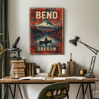 Bend, Oregon Adventure Poster