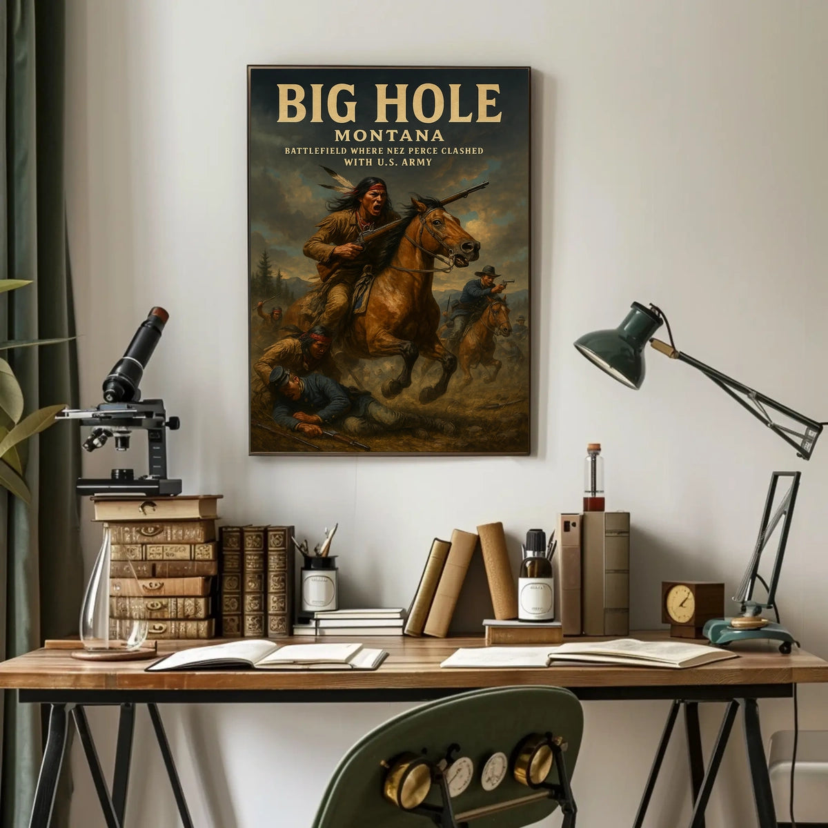 Big Hole Battlefield Poster