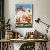 Rochers De Naye Swiss Mountain Poster