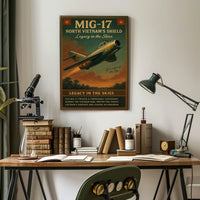 MIG-17 Legacy in the Skies Poster