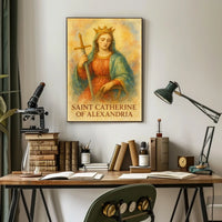 Saint Catherine of Alexandria Poster