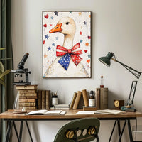 patriotic goose Poster