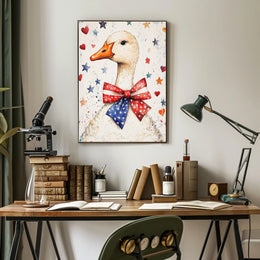 patriotic goose Poster