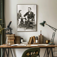 Abraham Lincoln Colorized Bowtie Poster Modern Retro Aesthetic PosterGoat