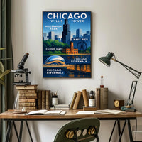 Discover Chicago Poster