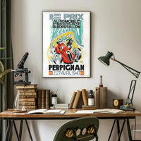 Roussillon Travel Poster Art Print for Decor