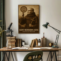 Saint Bernardin Of Siena Poster