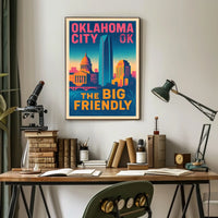 Oklahoma City The Big Friendly Poster