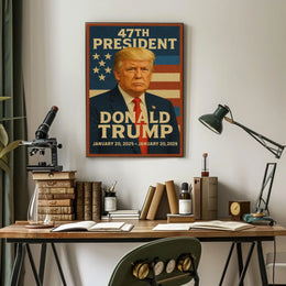 Donald Trump 47th President Poster