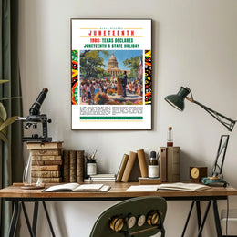 Juneteenth Celebration at Texas Capitol Cultural or Heritage Poster