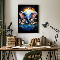Elephant Dreams A Whimsical Fantasy Landscape