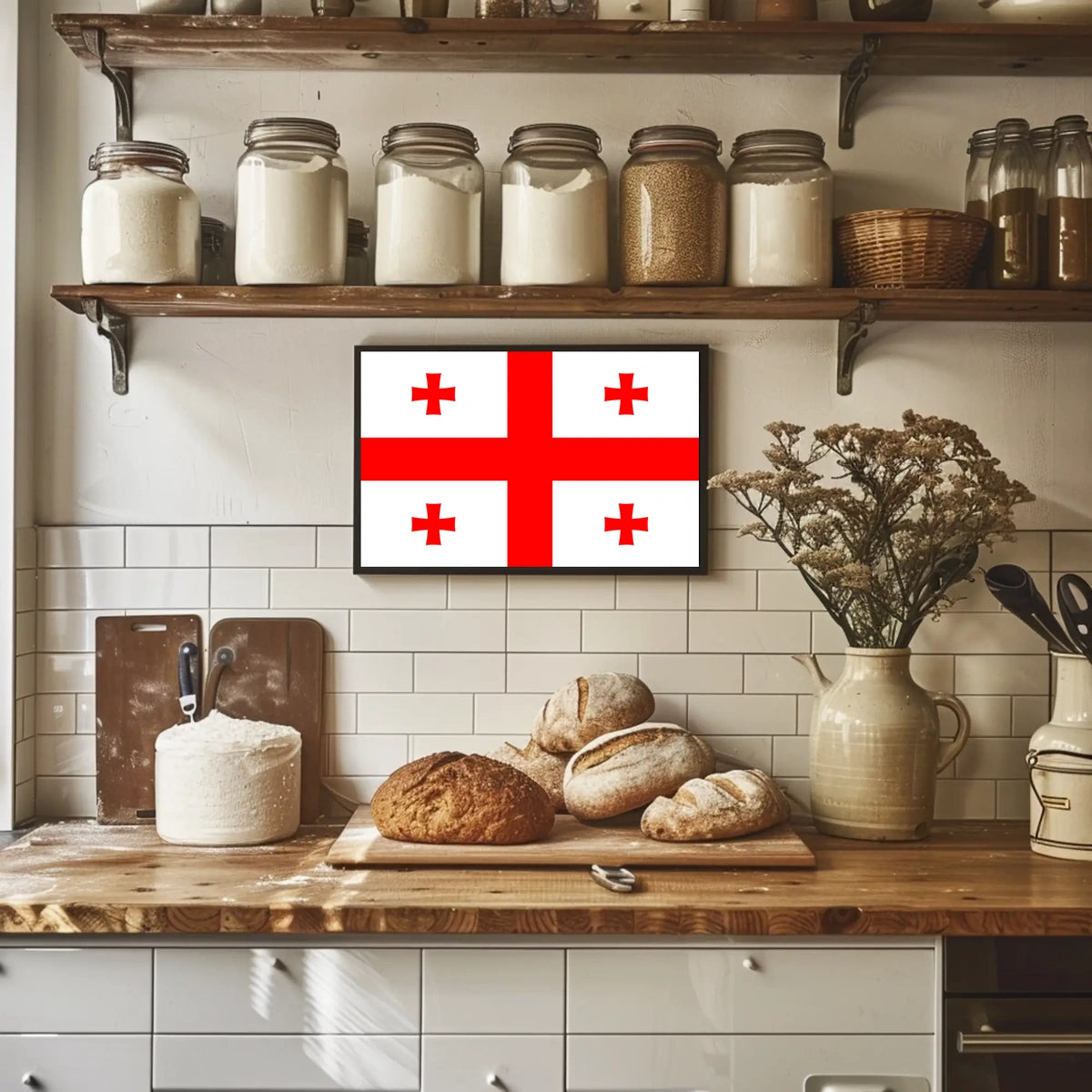 Georgia Flag Poster