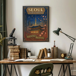 Seoul The Timeless Harmony of Future and Tradition Poster