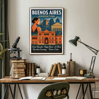 Buenos Aires Argentina Travel Poster