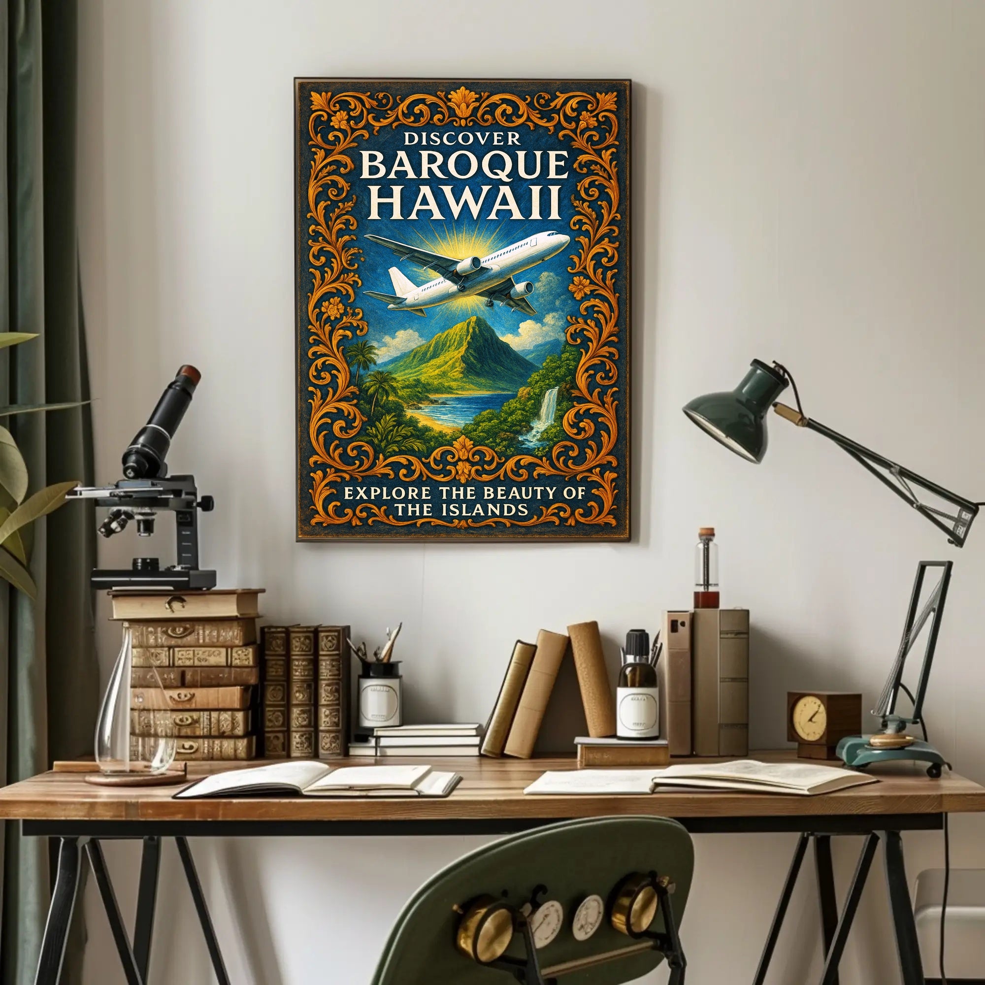 Discover Baroque Hawaii Poster PosterGoat