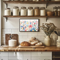 A Colorful Crowd Poster