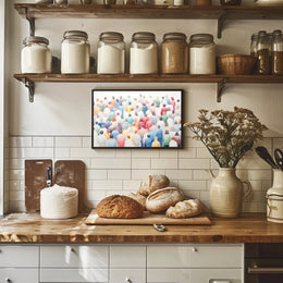 A Colorful Crowd Poster