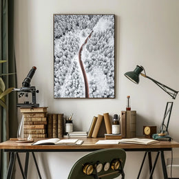 Winter Wonderland Road Poster