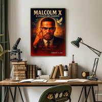Malcolm X A Legacy of Change Poster PosterGoat