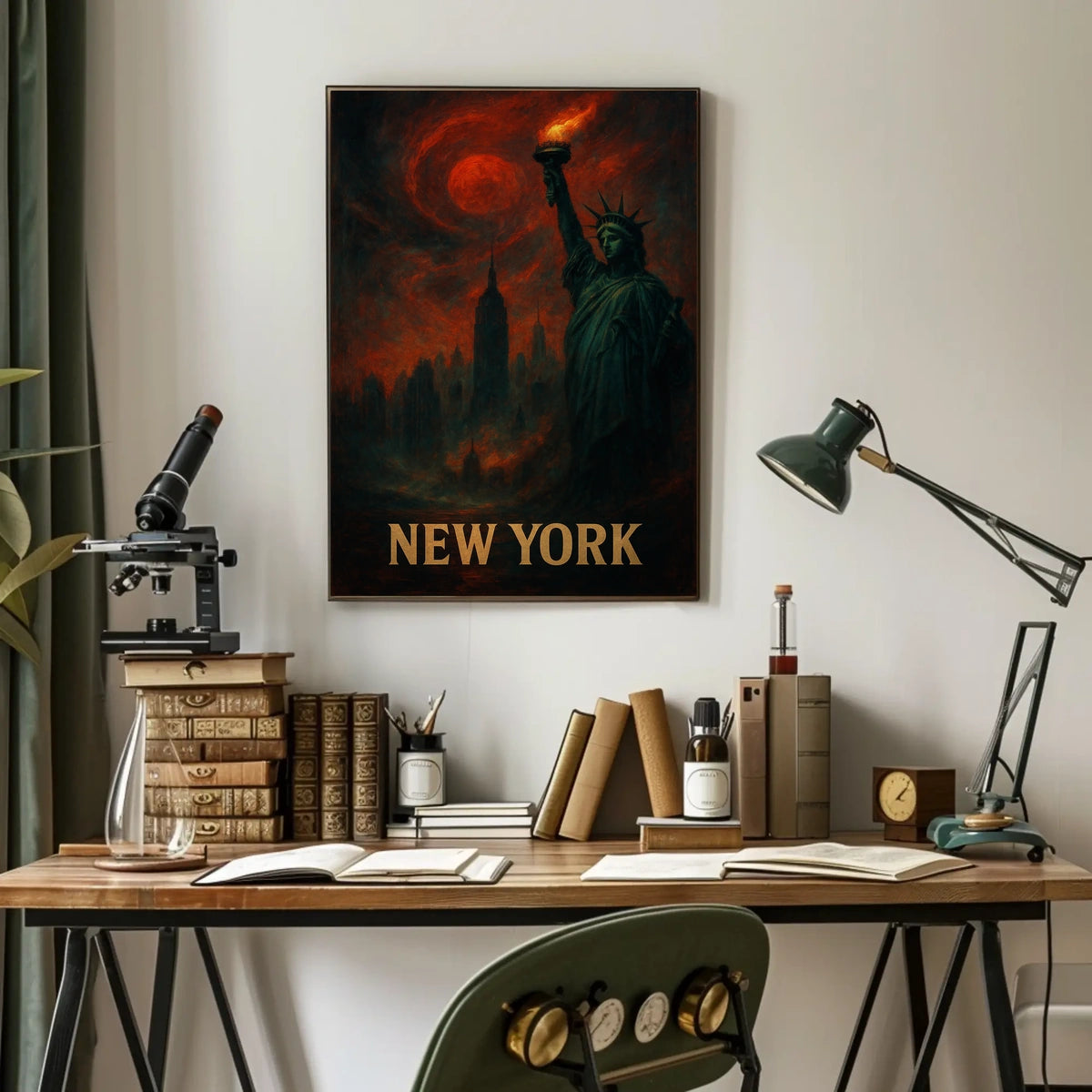 New York A Dystopian Vision Poster
