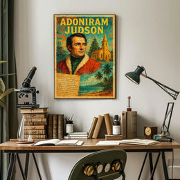 Adoniram Judson Faithful Legacy Historical or Presidential Poster