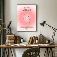 Virgo Zodiac Insight: Sleek Astrology Space or Astronomy Poster PosterGoat