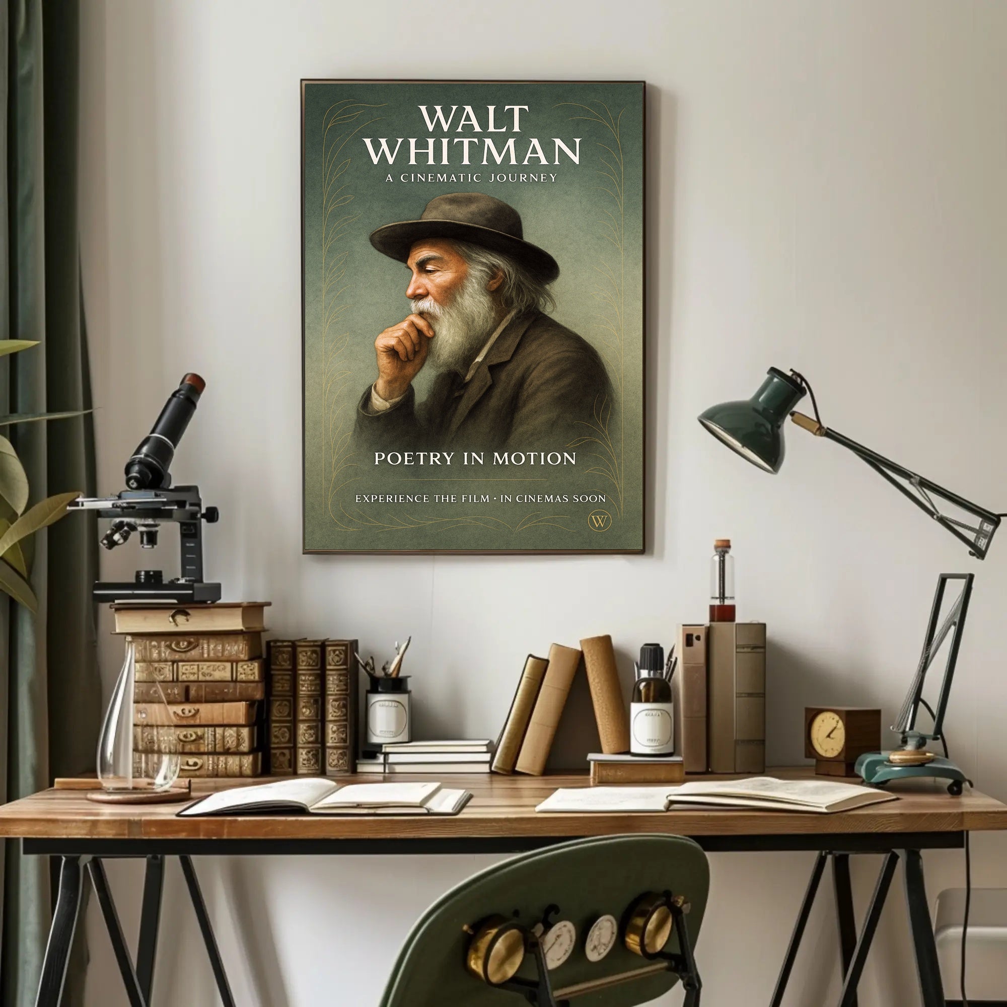 Walt Whitman A Cinematic Journey Poster PosterGoat