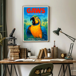 Gaws  Youll Be Flapping with Fear Poster PosterGoat