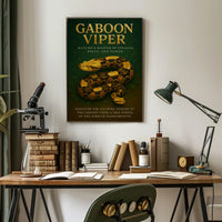 Gaboon Viper Natures Master of Stealth Poster