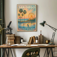 San Diego Pacific Holiday Poster