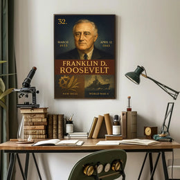 Franklin D. Roosevelt 32Nd President Poster
