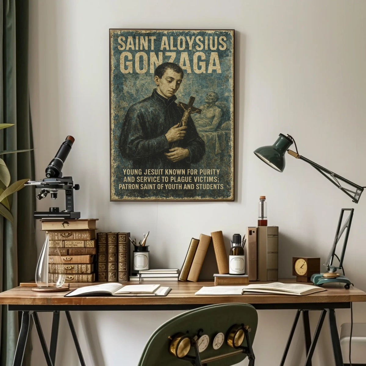 Saint Aloysius Gonzaga Poster