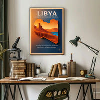 Libya A Land of Heritage and Horizons Poster PosterGoat