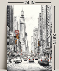 Urban Streetscape Poster