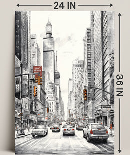 Urban Streetscape Poster