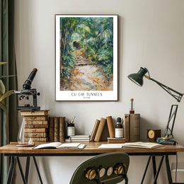 Cu Chi Tunnels Vietnam Poster