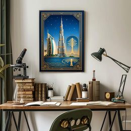 Architectural Wonders of Dubai Poster