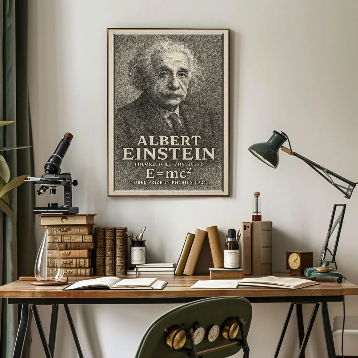 Albert Einstein Theoretical Physicist Poster
