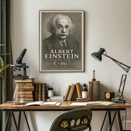 Albert Einstein Theoretical Physicist Poster