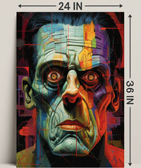 Fragmented Portrait Poster PosterGoat