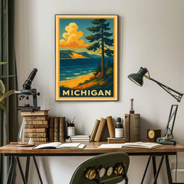 Michigan Scenic Landscape Poster