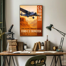 Ford C-3 Trimotor The Flying Washboard Poster