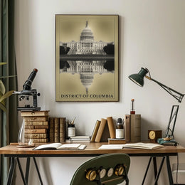 District Of Columbia Reflection Poster