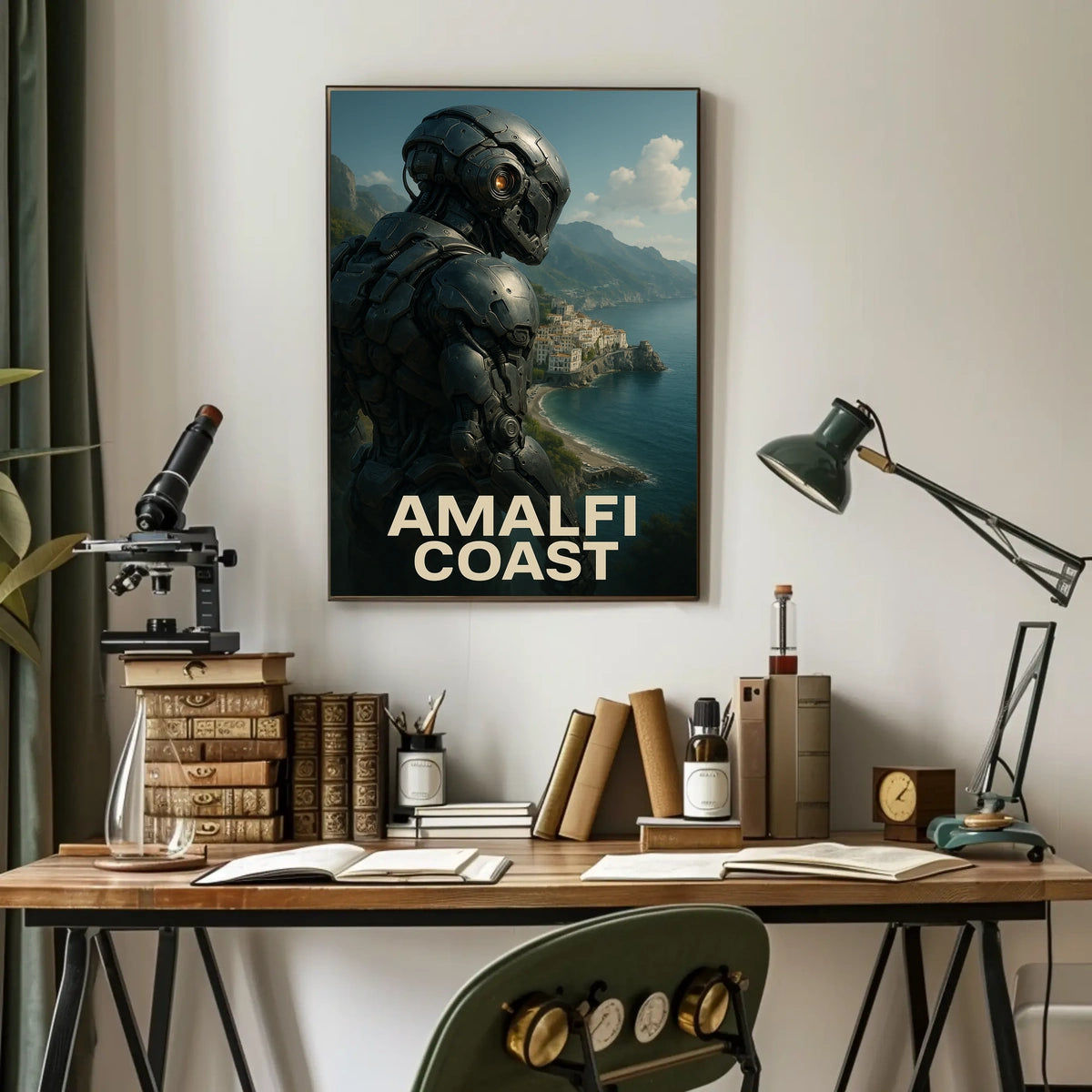 Amalfi Coast Poster 18x24 Museum Quality Art Print Decor