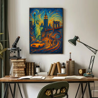 Vibrant New York Cityscape Poster
