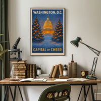 Washington, D.C. Capital Of Cheer Poster