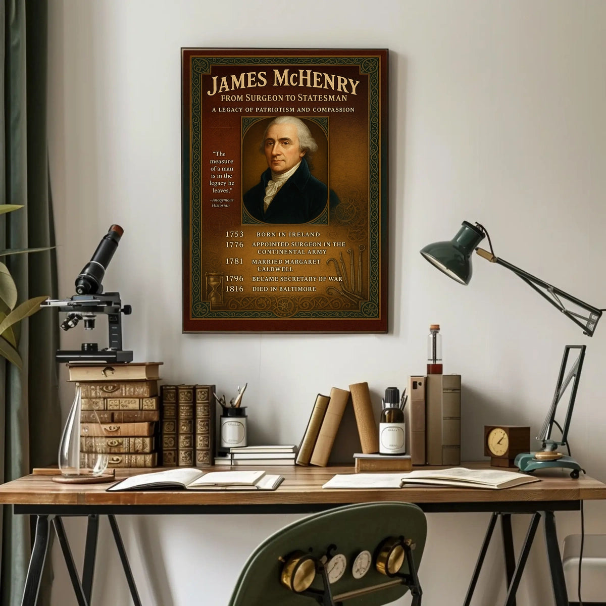 James McHenry From Surgeon to Statesman Poster